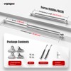 Vepagoo Stainless Steel 20Inch 150Lb/667N Gas Struts with Brackets
