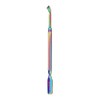 Rainbow Stainless Steel Nail Cuticle Pusher Double Ended Cuticle Remover