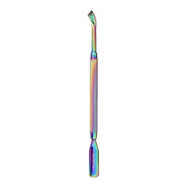 Rainbow Stainless Steel Nail Cuticle Pusher Double Ended Cuticle Remover Cleaner Manicure Pedicure Tool