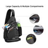 WATERFLY Sling Bag Sling Backpack Crossbody Shoulder Bag for Men