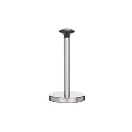Jiallo Stainless Steel Paper Towel Holder with Black Knob