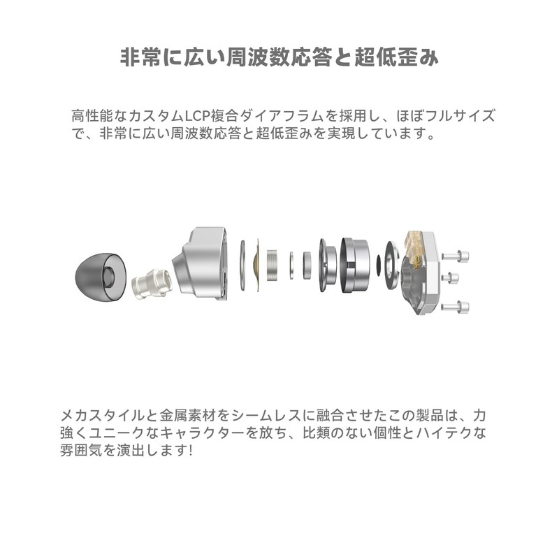 TINHiFi C2 PU+LCP Composite Diaphragm Dynamic Driver tinhifi C3 3D