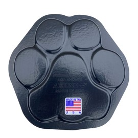 AUTUMN Paw Print Stepping Stone Mold, Concrete Cement Mold for Non-Slip Garden Decor, 7 in