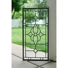 Generic Handcrafted Hanging Stained Glass Clear Beveled Window Panel 12""