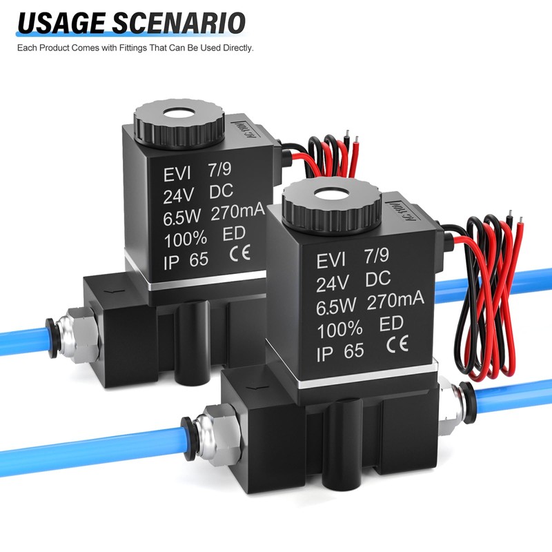 TAILONZ PNEUMATIC 1/4 Inch NPT 24V Direct-Acting Type 2 Way