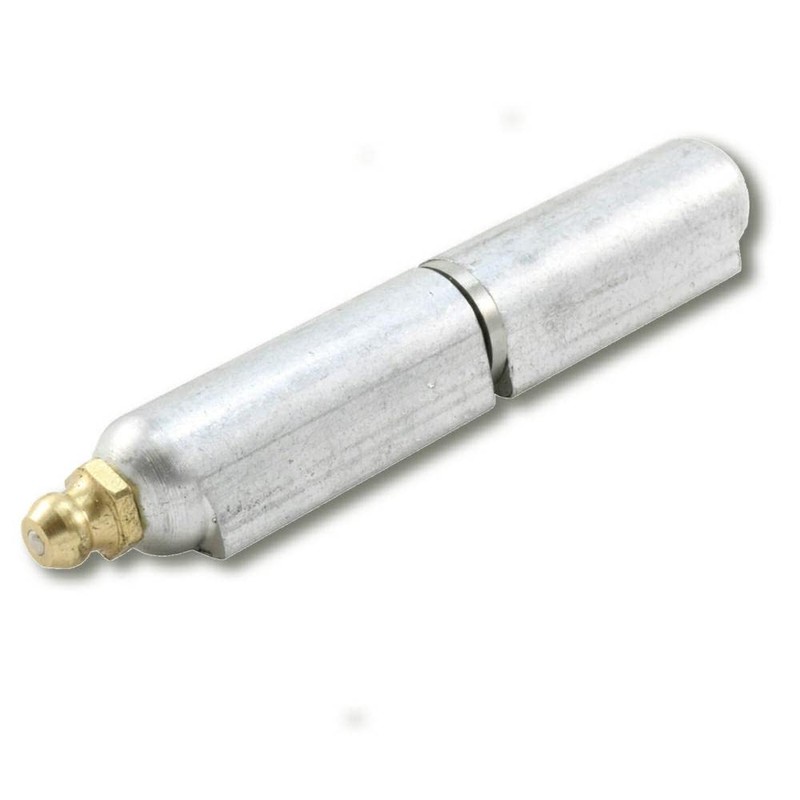 Supa 4" Premium Aluminium Weldable Bullet Hinges w/Fixed SS pin,