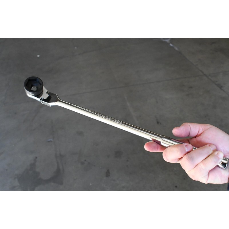 Astro Tools 78218 Extra-Long Flex Head Ratchet Wrench for 1/2"