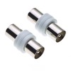 Keple TV Coax Plug Adapter - Adapter Barrel Plug Coupler
