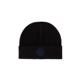 TOM TAILOR Men's Knitted Beanie Hat, 36343 - Black Plaited Tonal