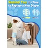 Dono Dog Diapers Male, Disposable Male Dog Wraps with Wetness