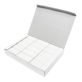 LESALPES Plain Sleeve Erasers, Set of 30, Made in Japan, Distraction-free, Pure White Design, Large and Easy to Hold