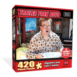Trailer Park Boys: Shed Life Jigsaw Puzzle - 420 Piece Premium Quality Greasy Series Puzzle Toy for Kids, Teens, Adults by Chunky Custard Puzzles