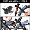 SWZY 2pcs MTB Mud Guard Front and Rear Compatible, Mountian