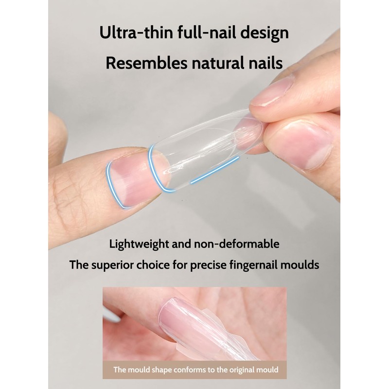 Sandwich Dual Nail forms Professional Sandwich Dual Forms-240Pcs Long Stiletto