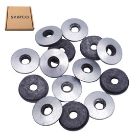 SKIR'CO (Pack of 150) Zinc Plated M14 Washers with EPDM Rubber Bonded Sealing Washers Round Metal Washer (150, M14)