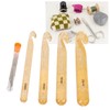 Large Crochet Hook Set 20Mm Rag Rug Handle Pillows Hats