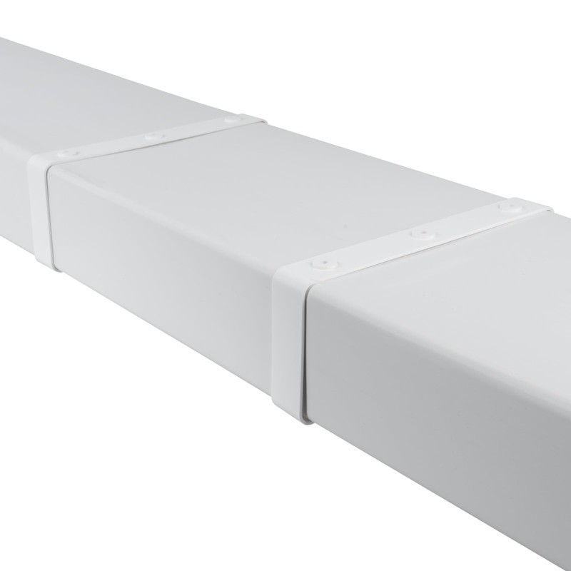 2 x 220 x 90 mm flat duct brackets for