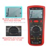 Insulation Resistance Meter Digital Ohmmeter Handheld Insulation Tester 0.1MΩ-2000MΩ Auto-Ranging