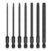 sourcing map 7pcs Flat Hex Head Drill Bit H1.5/H2/H2.5/H3/H4/H5/H6 Magnetic