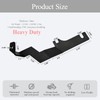 Teurroie Hood Hinges Ditch Work Light Brackets for Ford F150