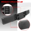 Auto Dynasty OE Style Front Bumper Trim Panel+License Plate Bracket