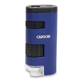 Carson Pocket Micro 20x-60x LED Pocket Microscope Handheld STEM Toy (MM-450)