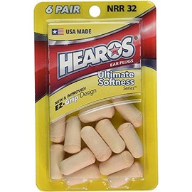 Hearos Ultimate Softness Series Ear Plugs 6 pairs (Pack of 2)