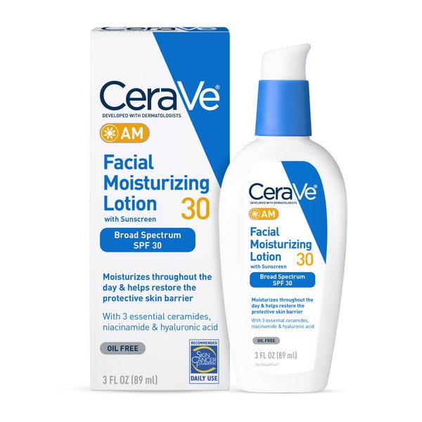 CeraVe CeraVe AM Facial Moisturizing Lotion with SPF 30, Oil-Free