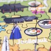 Terra Puzzles South Korea Map Wooden Jigsaw Puzzle 152 Piece,