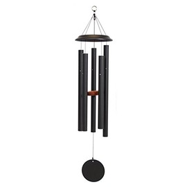 Shenandoah Melodies by Wind River – 42 inch Black Wind Chime for Patio, Backyard, Garden, and Outdoor décor (Aluminum Chime) Made in The USA
