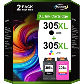 305 XL Printer Cartridges Compatible with HP 305 Printer Cartridges 305XL 305 XL Multipack for HP Deskjet 2700 Cartridges 4220e 2720e 2710e 2710 2720 2722 4100 4110 4120 Envy 6020e 6032 e 6032 (2 Pack