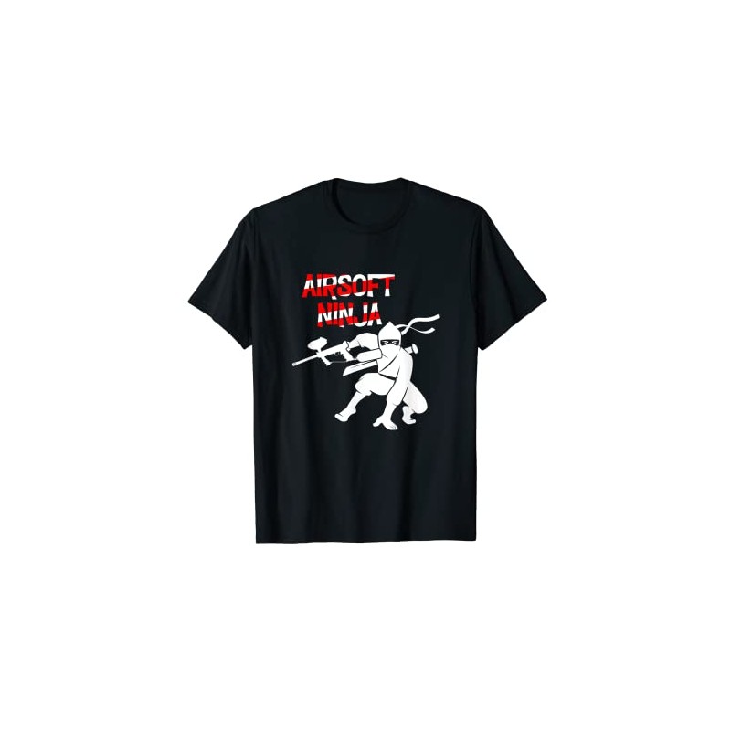 Airsoft Ninja Paintball giocatore colore fucile tattica regalo Maglietta