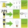 Dreyoo 3 Pieces Set Light Bulb Changer, Standard Incandescent, Floodlight