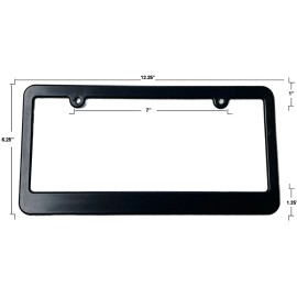 OwnTheAvenue USA American Israel Israeli World Flag Country License Plate Frame