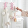 Over The Door Hooks -Cute Bow Shape Metal Hanger Towel