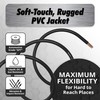 InstallGear 1/0 Gauge Wire (25ft) - Copper Clad Aluminum CAA