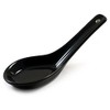 Black Ceramic Japanese Miso Soup Spoon