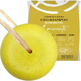 Ecological and vegan lightener - dull hair - brightens with golden reflections - chamomile turmeric and lemon - natural and without plastic - ph 4.5-5.5 (maxi)