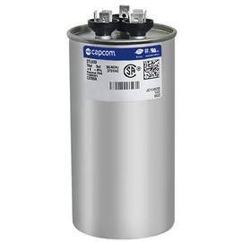 27L633 70 + 5 uf MFD 370 Volt VAC - GE Genteq Replacement Round Run Capacitor by Capcom