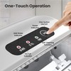 Countertop Portable Ice Maker Machine with Handle, 9 Bullet-Shaped Ice