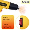 Twippo Heat Gun 1000W Dual-Temperature Settings 338℉ & 752℉（170℃& 400℃)