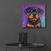 Epic Art 'Woof Rottweiler' by Rich Monet Acrylic Glass Wall