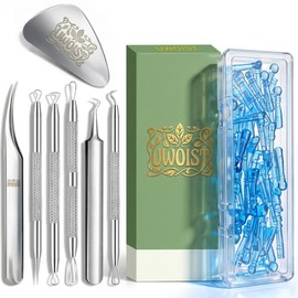 Pimple Popper Tool Kit Blackhead Remover Tools (57 Pieces), Stainless Skin Scrubber face Spatula with Pimple Extractor Black Head Remover for face, Extraction Tools for Estheticians