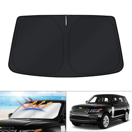 KUST Windshield Sun Shade for 2013-2021 Land Rover Range Rover (Not Fit Range Rover Sport) Window Sunshade Sun Visor Protector Foldable Blocks UV Rays Keep Your Car Cooler