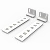 Sintrix Fab 2 x Universal Refrigerator Refrigerator Angle Glider Door