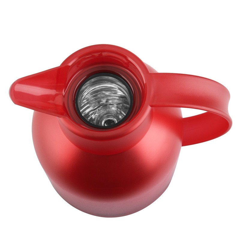emsa Samba 504232 Insulated Jug 1.0 Litres Translucent Red