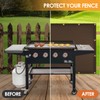 Fireproof Heat Shield for Wall Behind Grill Protect Deck Fence
