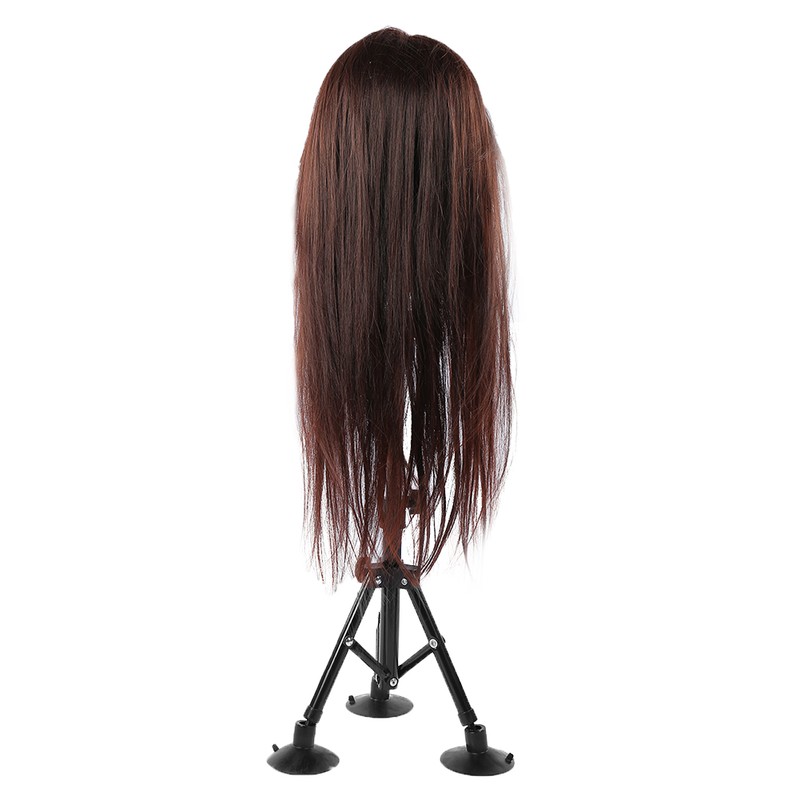 Wig Head Stand Mannequin Tripod Hairdressing False Head Mold Stand