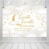 Leowefowa Gender Reveal Backdrop 7x5ft Twinkle Twinkle Little Star Banner