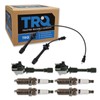 TRQ Ignition Coil and Spark Plug Kit 7 Piece Iridium